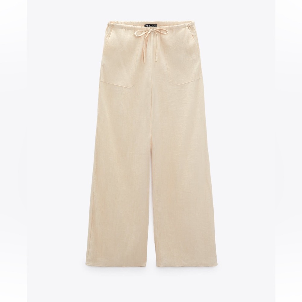 Zara cover up pants - Beige 🤍